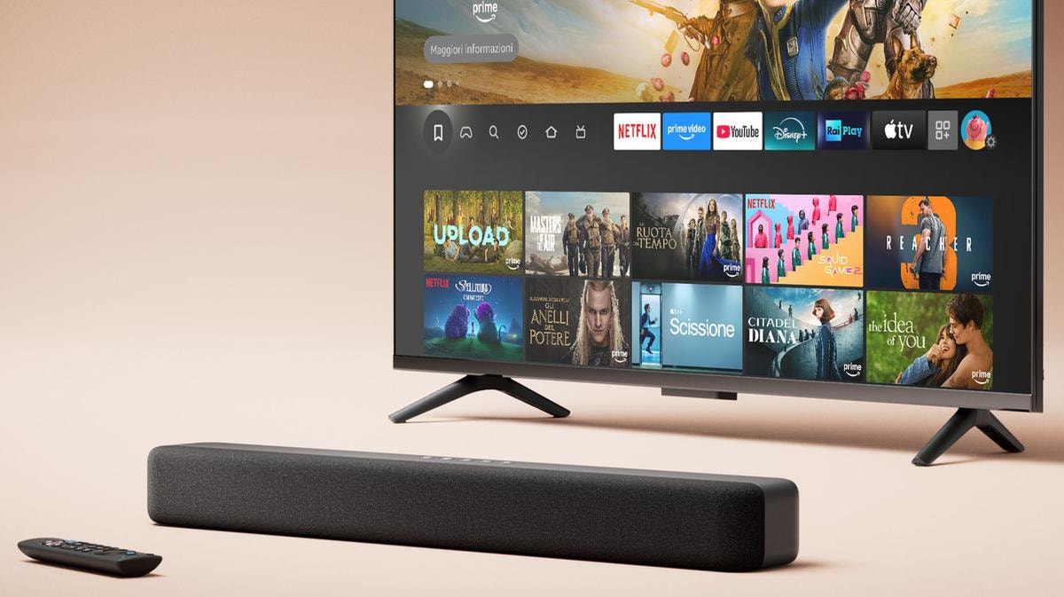 Amazon Fire TV Soundbar Plus, audio di qualità a un prezzo allettante
