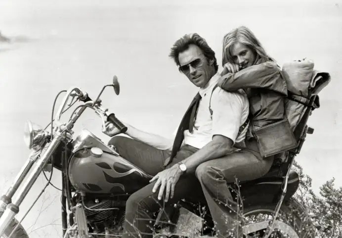 Clint Eastwood and Sondra Locke,