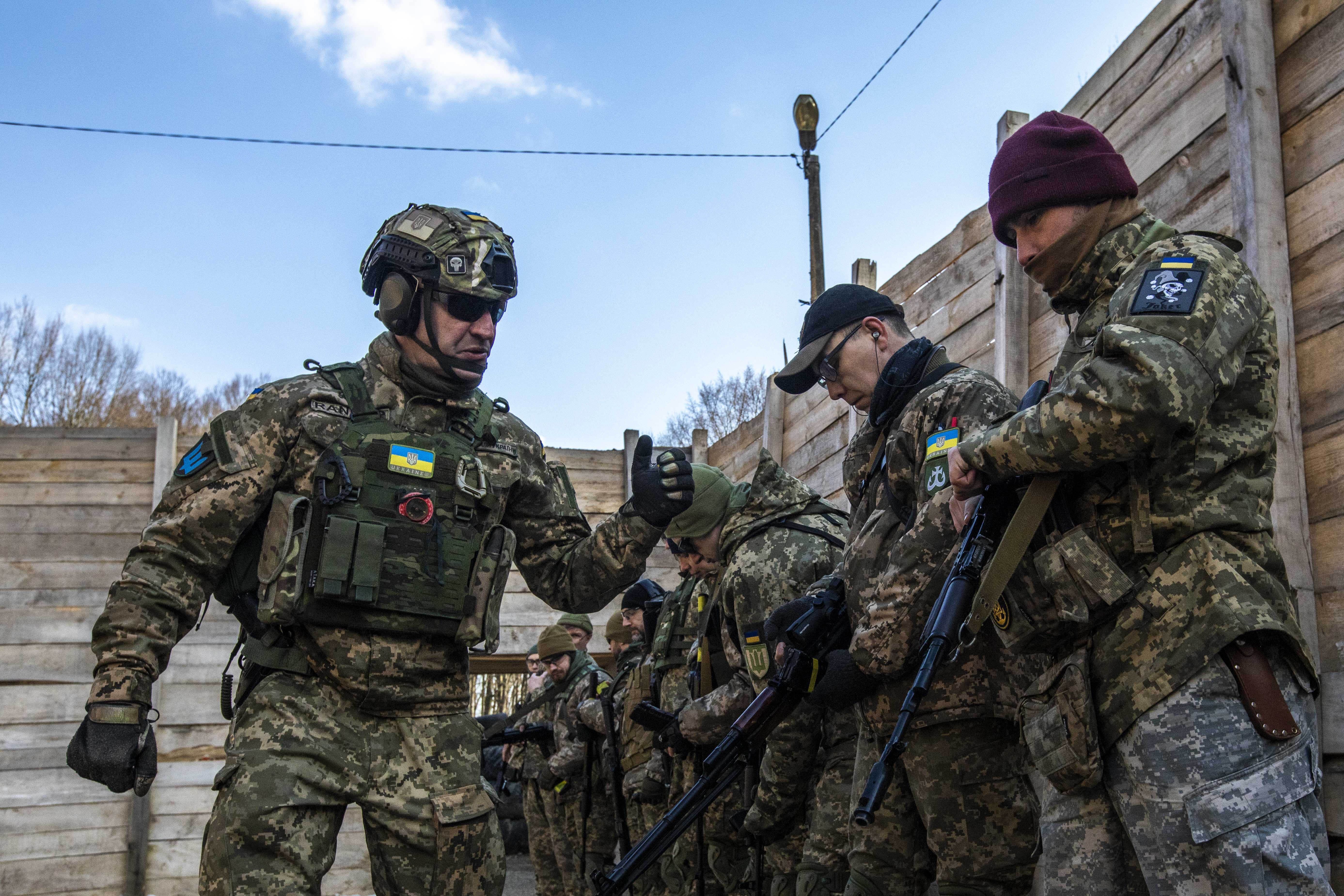 Soldati dell'esercito ucraino