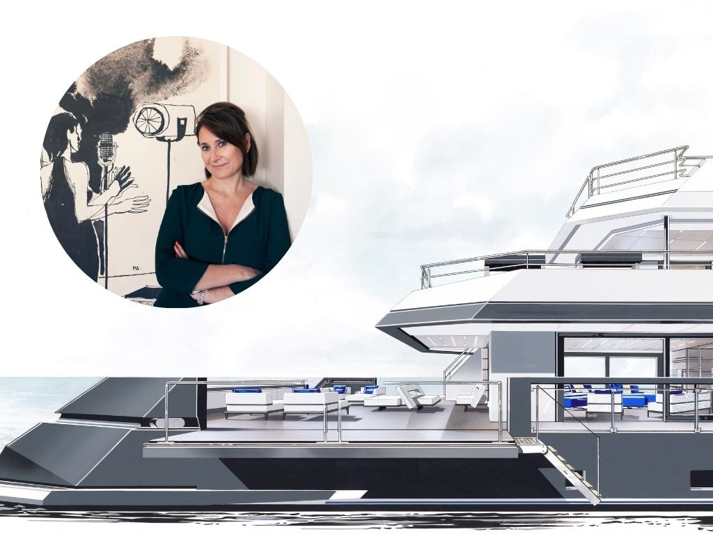 Michela Reverberi, docente al Politenico di Milano, firma degli yacht di Giangrasso Group