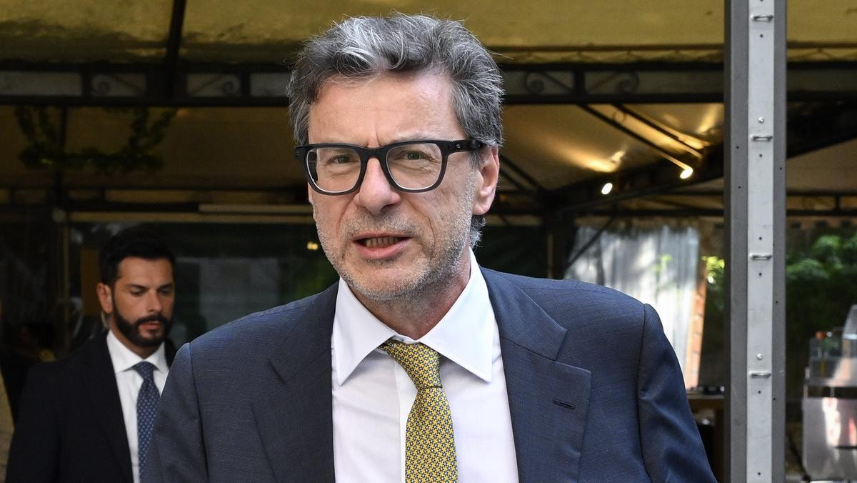 Il ministro dell'Economia Giancarlo Giorgetti