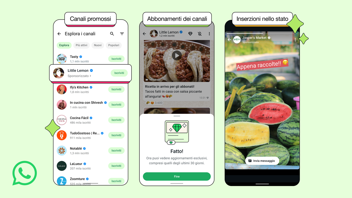 Le nuove funzionalità di WhtasApp