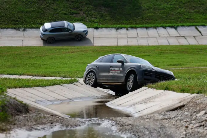 BARGNANA, ITALY - JUNE 29: <<enter caption here>> at Porsche Experience Center Franciacorta on June 29, 2024 in Bargnana, Italy. (Photo by Luca Amedeo Bizzarri/Getty Images)