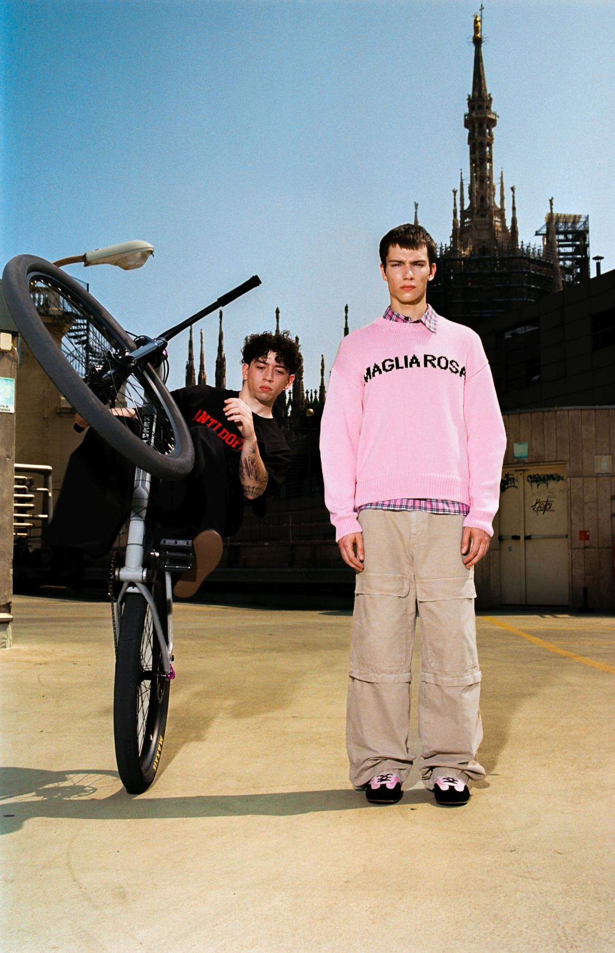 Due look Msgm spring-summer 2026 (courtesy Msgm)
