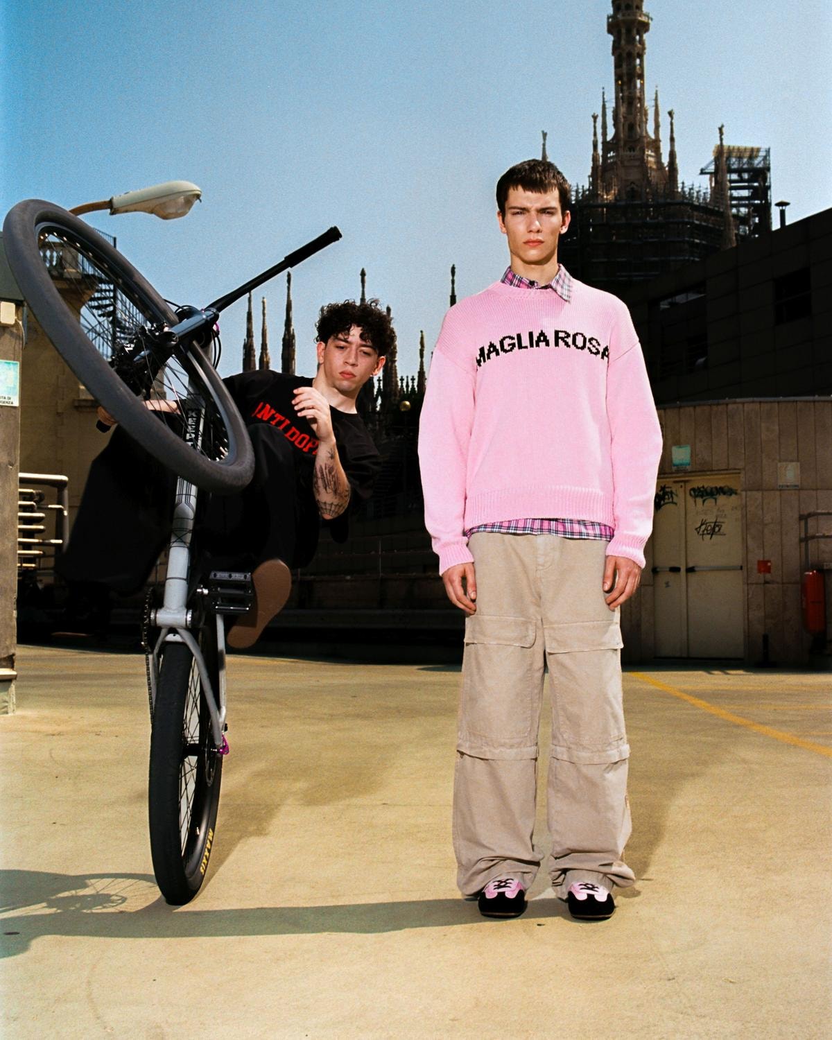 Due look Msgm spring-summer 2026 (courtesy Msgm)
