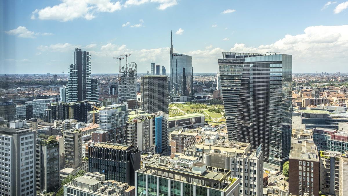 Lo skyline di Milano
