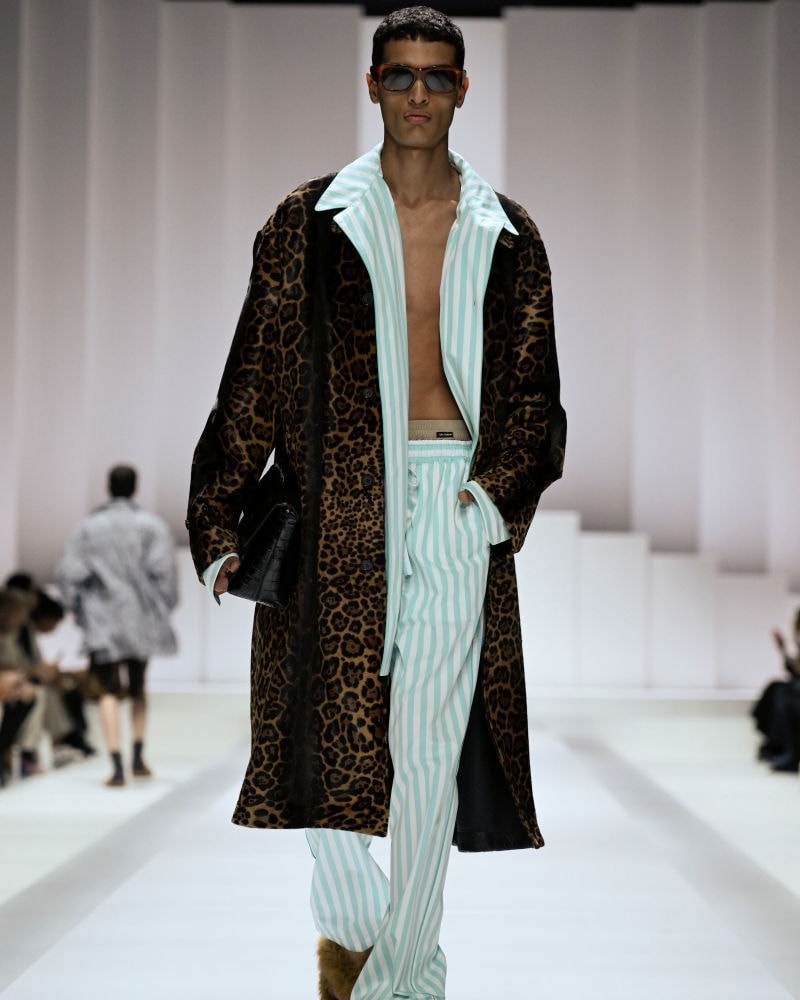 Un look Dolce&Gabbana spring-summer 2026 (ph Francesc Ten/MFF)