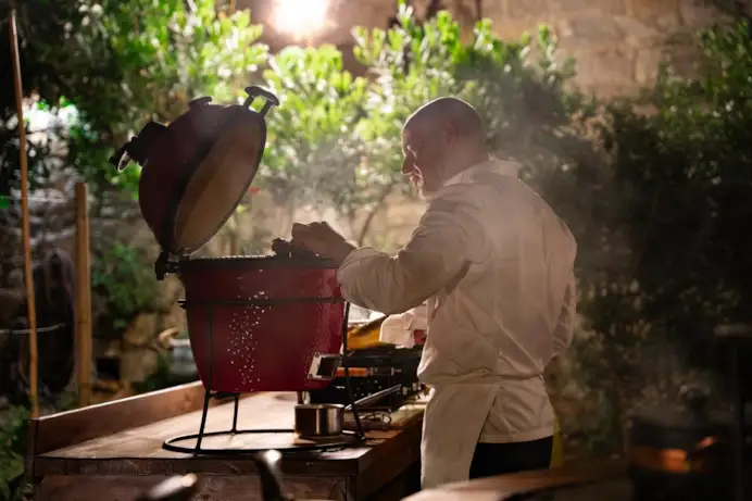 Lo chef Matteo Lorenzini