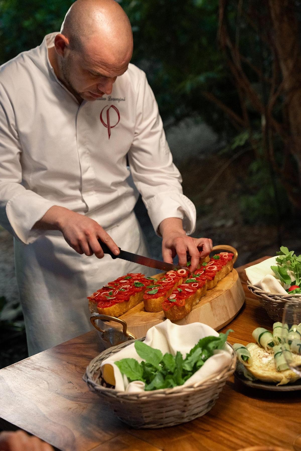 Lo chef Matteo Lorenzini
