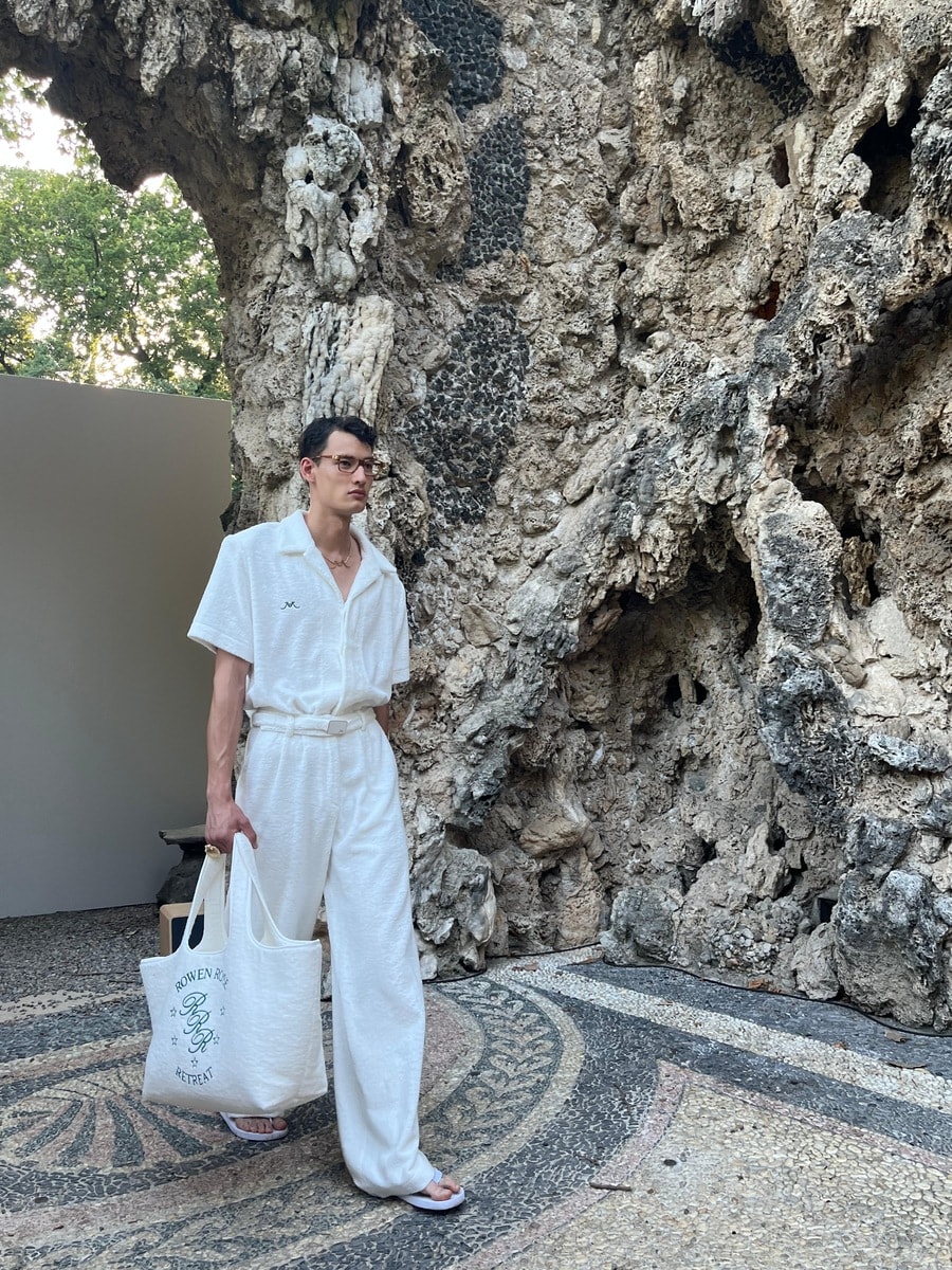 Un look spring-summer 2026 di Rowen Rose (ph Giada Cardo)