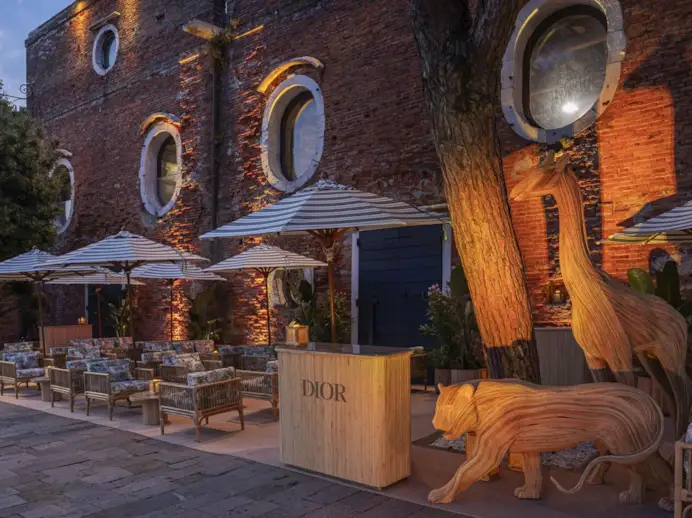 Dior resort store at Hotel Cipriani in Venise, Italy - Photo ©Kristen Pelou
