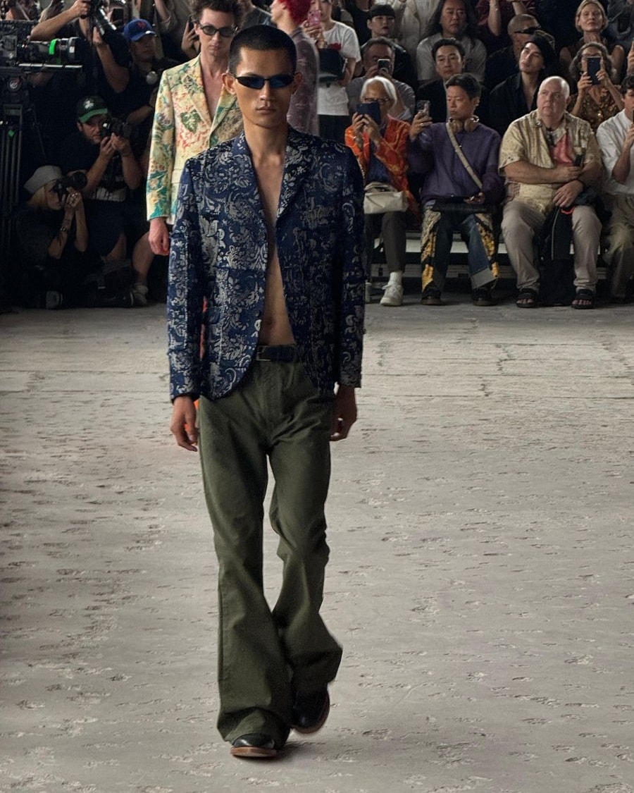Un look Watanabe spring-summer 2026 (ph Donato D'Aprile)