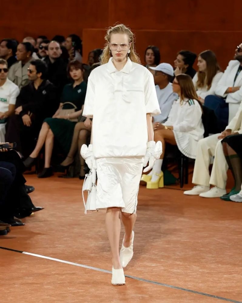 Un look Lacoste fall-winter 2025/26 (ph Francesc Ten/MFF)