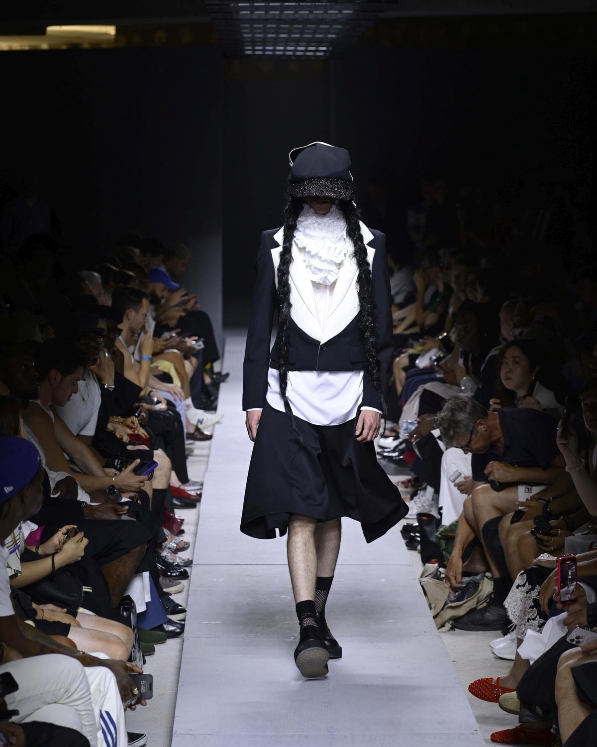 Un look Comme des garçons spring-summer 2026 (ph Francesc Ten/MFF)