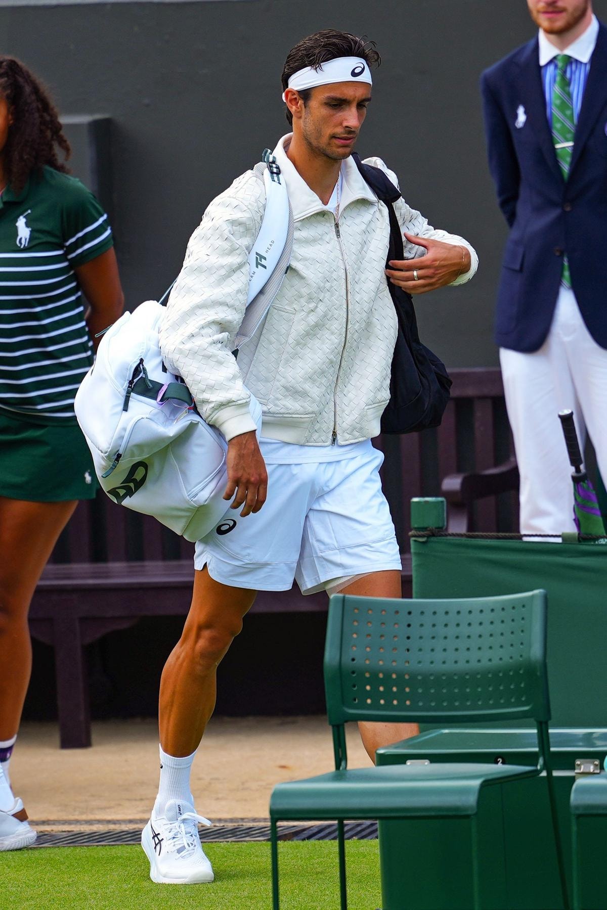 Lorenzo Musetti, brand ambassador di Bottega veneta (courtesy Bottega veneta)