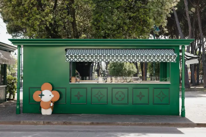 Il chiosco dei gelati a Forte dei Marmi