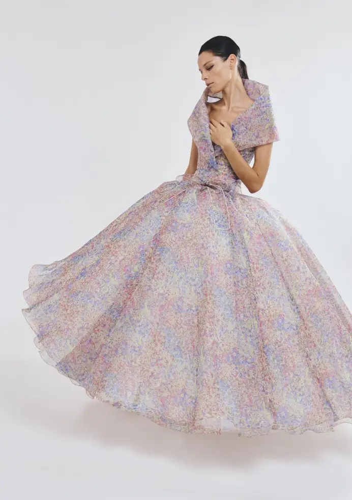 Un look haute couture Giambattista Valli (courtesy Giambattista Valli)