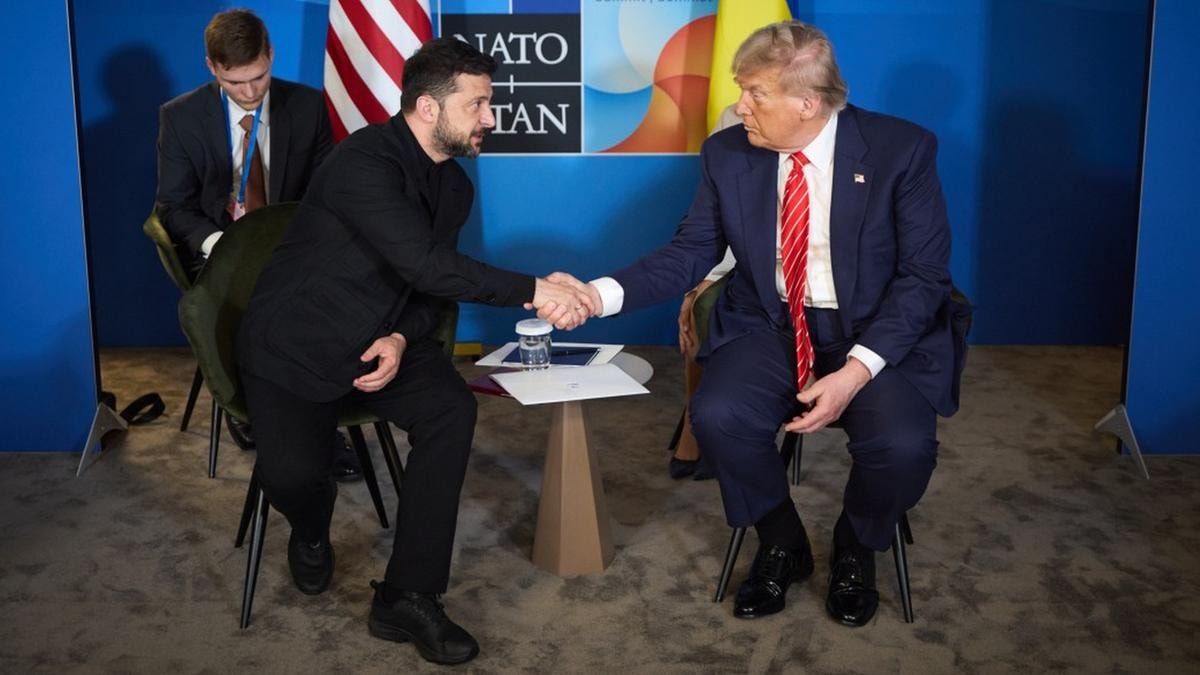 Volodymyr Zelensky e Donald Trump