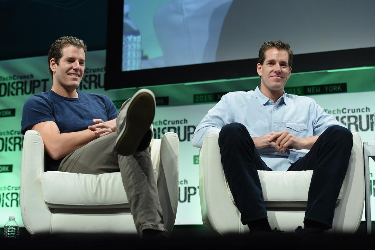 I fratelli Tyler e Cameron Winklevoss