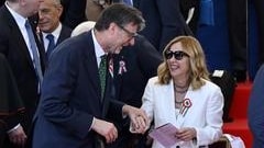 Giancarlo Giorgetti e Giorgia Meloni