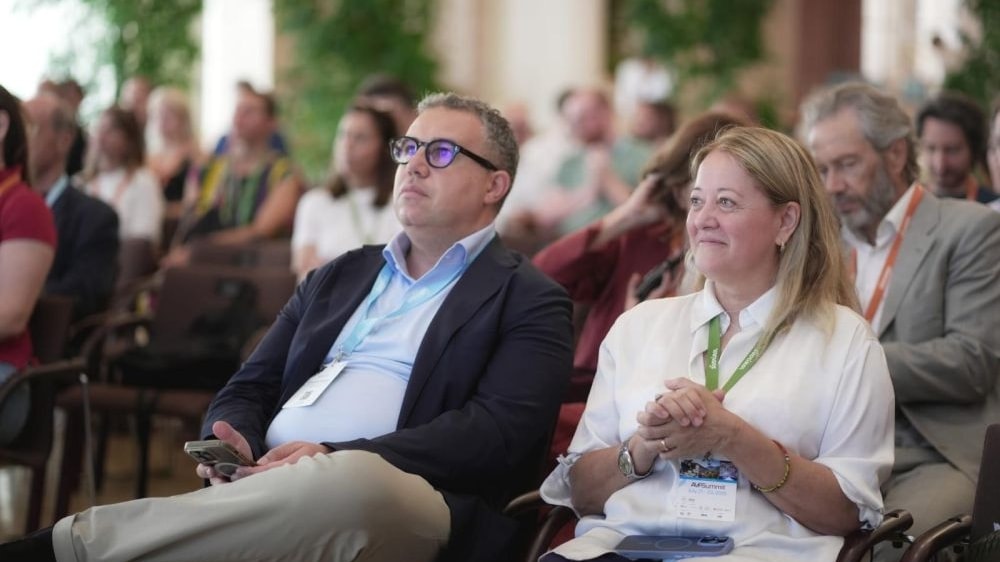 Domenico Barbuto, segretario generale di Apa, e Chiara Sbarigia, presidente di Apa