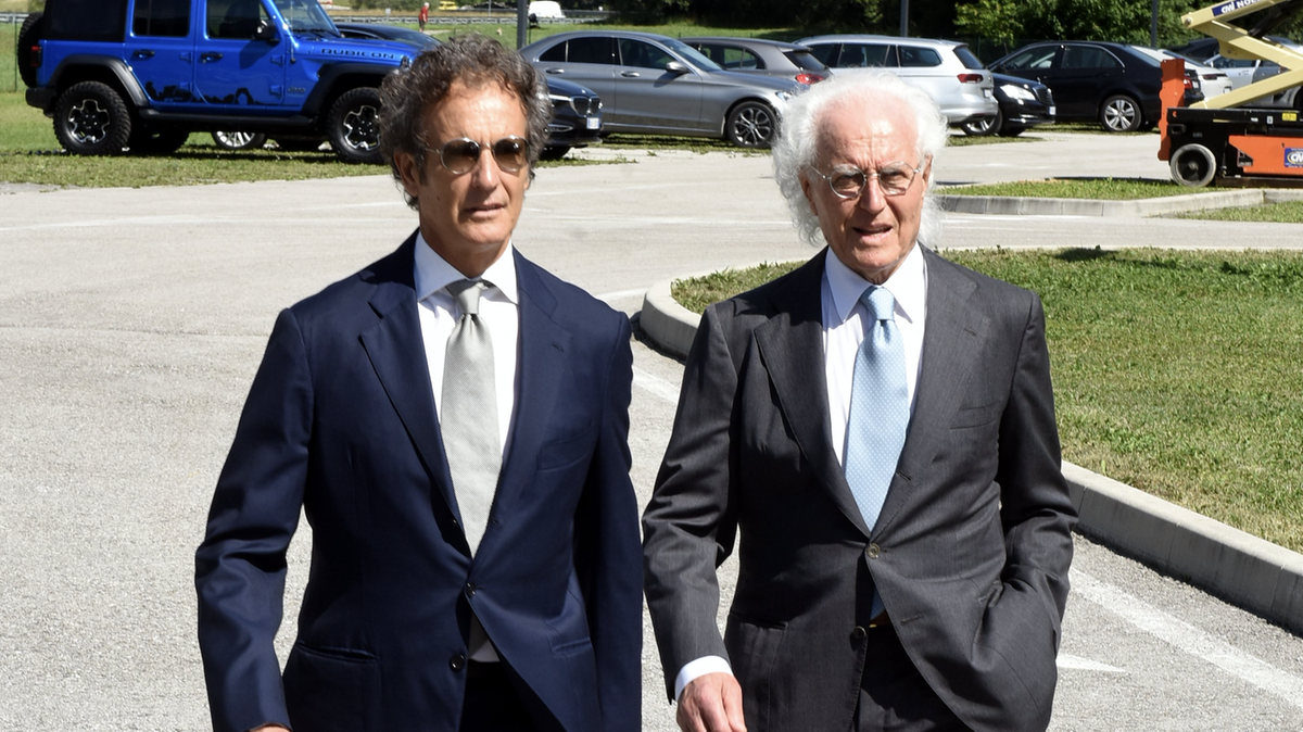 Da sinistra Alessandro e Luciano Benetton