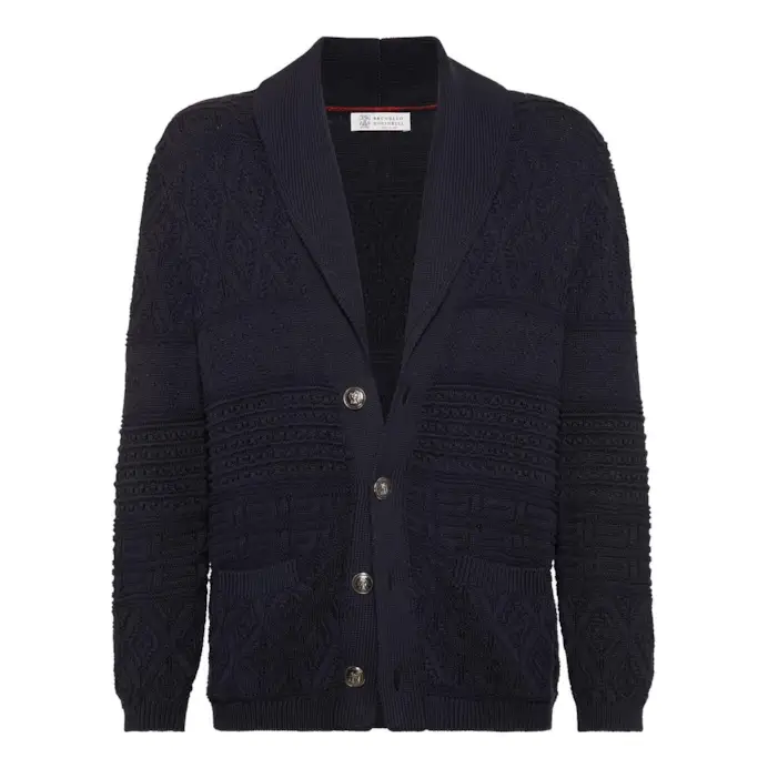 Maxi Cardigan di Brunello Cucinelli