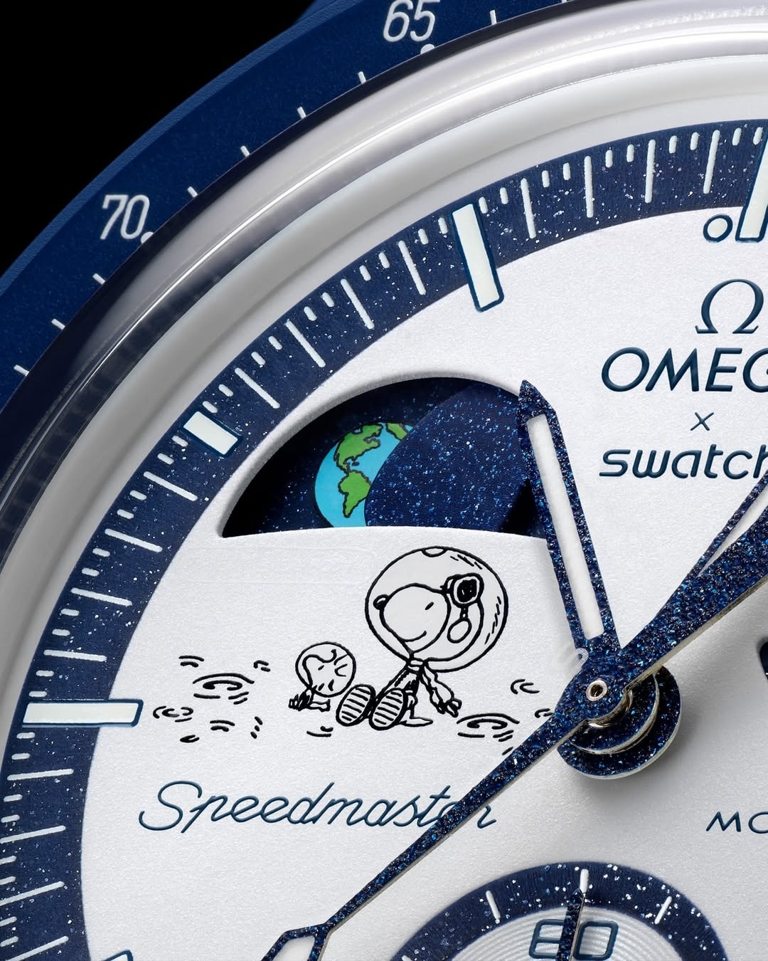 MoonSwatch Mission to Earthphase Moonshine Gold: il cronografo Swatch X Omega che si compra solo nel giorno di Luna piena