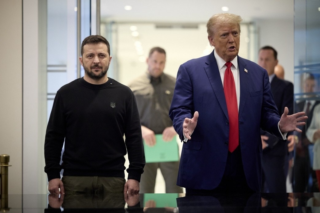 Volodimyr Zelensky e Donald Trump