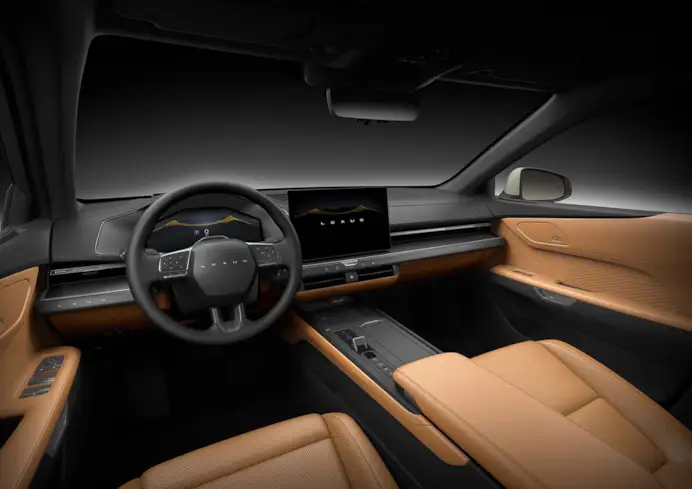 Gli interni della Lexus ES300H.