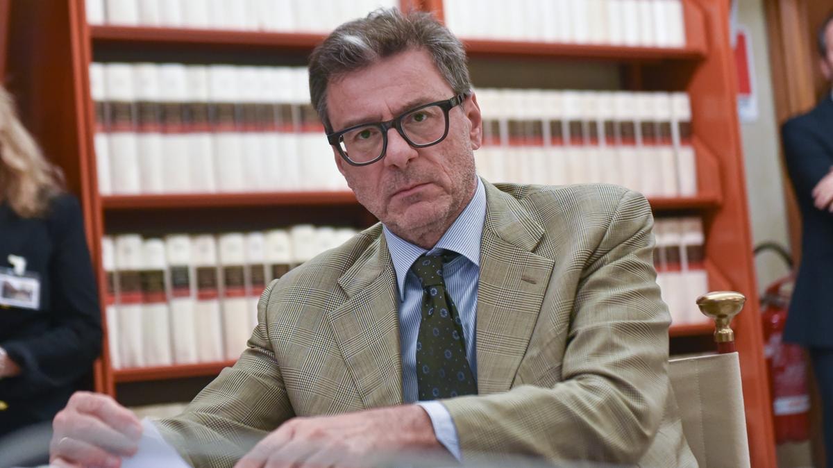 Il ministro dell'Economia, Giancarlo Giorgetti