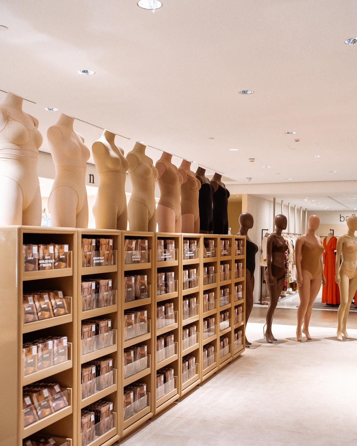 Il pop-up di Skims in Rinascente a Milano (courtesy Skims)