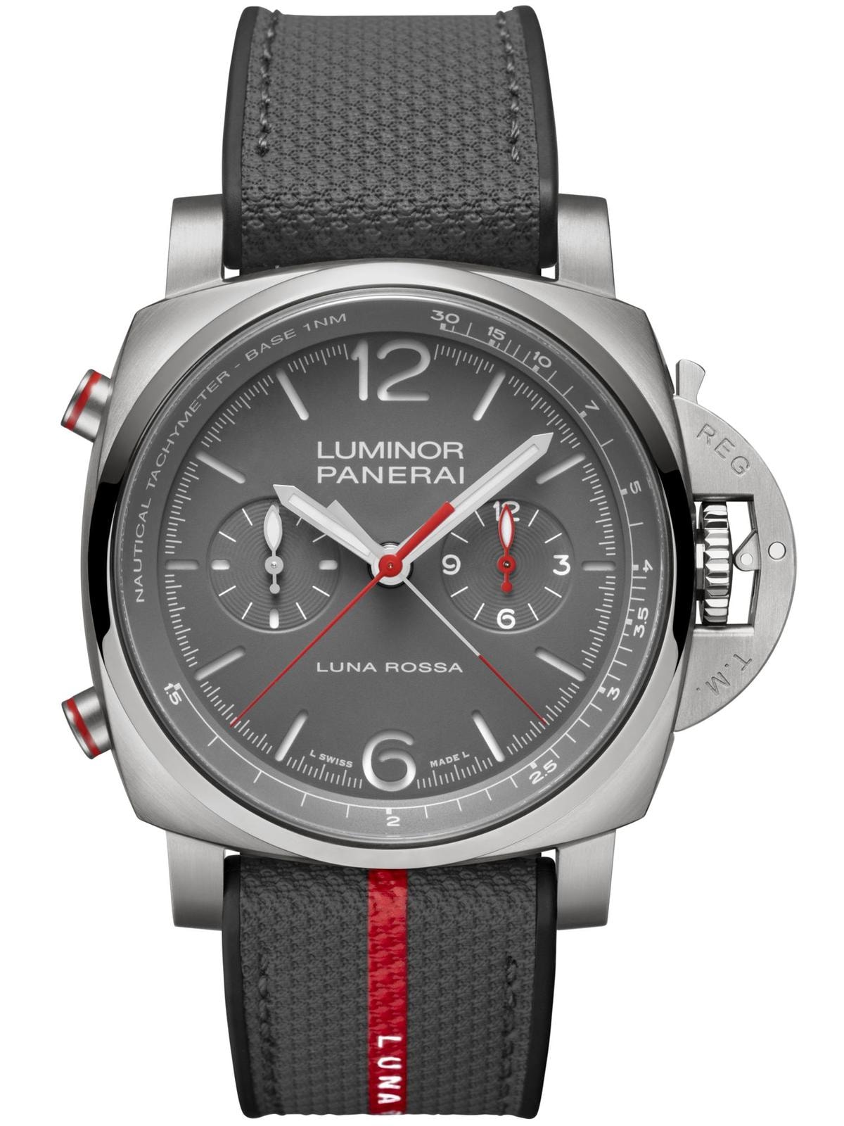 Il Luminor Chrono Flyback Luna Rossa di Panerai accompagnerà il team italiano alla caccia della 38ª America's Cup a Napoli, nel 2027.