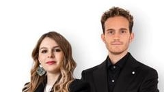 I co-fondatori di Alps Blockchain: Francesca Failoni, cfo, e Francesco Buffa, ceo