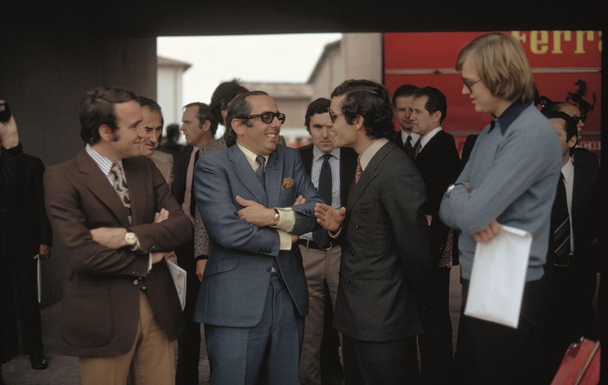 JackHeuer, Jacky Ickx, Clay Regazzoni, Ronnie Peterson.