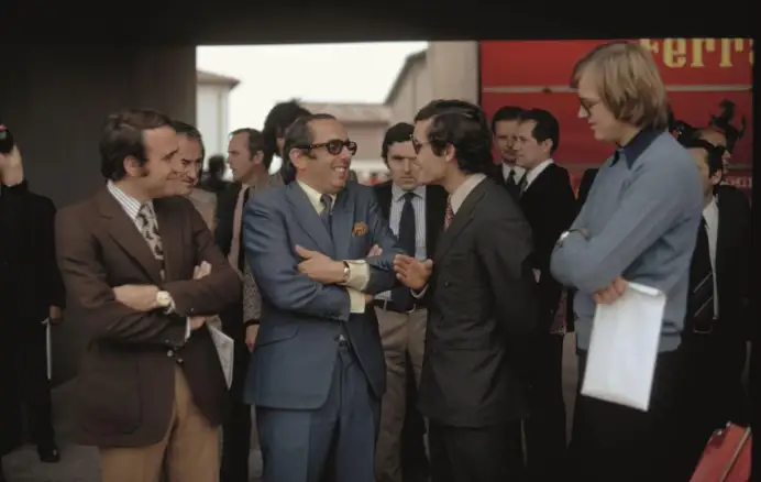 JackHeuer, Jacky Ickx, Clay Regazzoni, Ronnie Peterson.