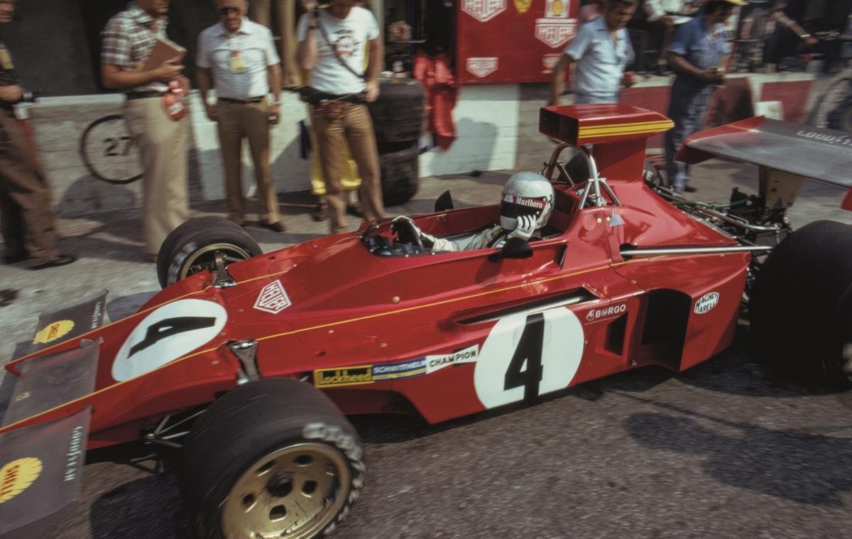 Niki Lauda a Monza nel 1978.