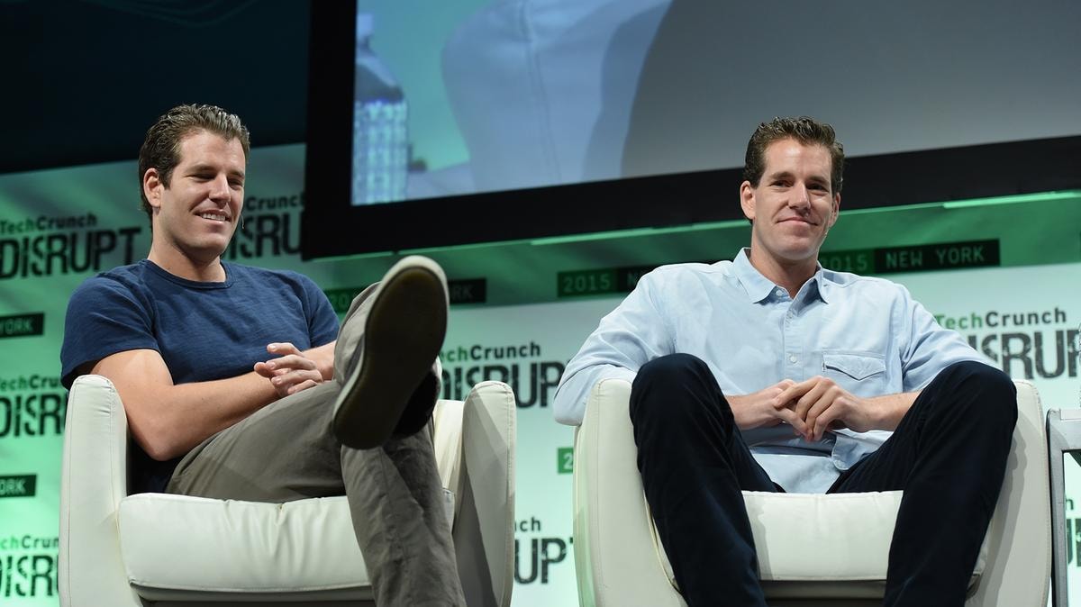 I gemelli Tyler e Cameron Winklevoss