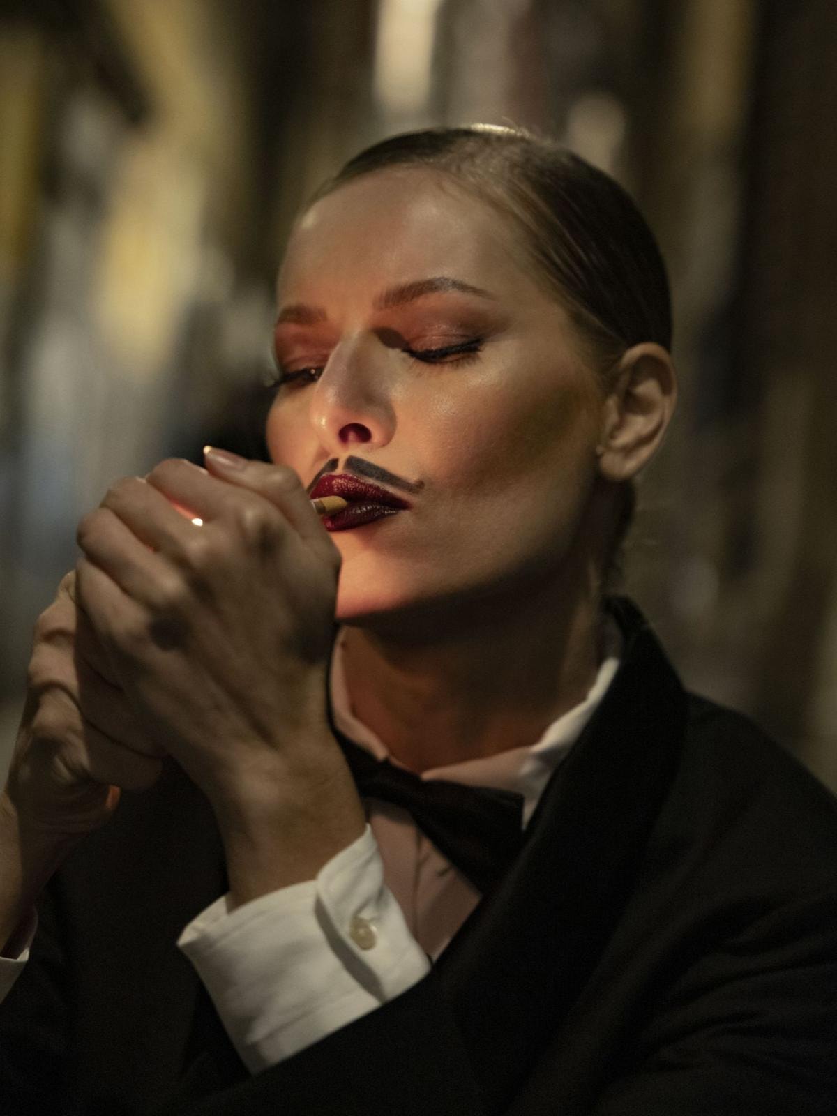 Ludmilla Voronkina Bozzetti nello scatto dedicato alla Liguria. Foto di Andrea Varani.