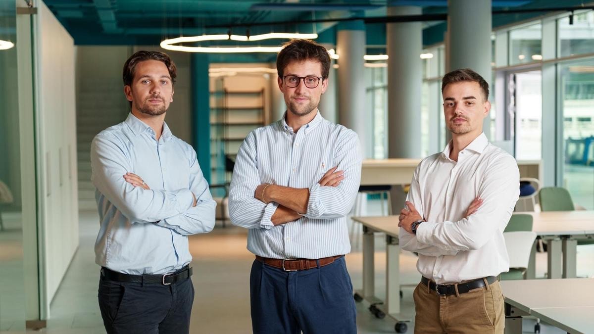 I tre fondatori di Hodli: Gianluca Sommariva (al centro), Gianluca Boleto (a destra) e Lorenzo Maffia (a sinistra)