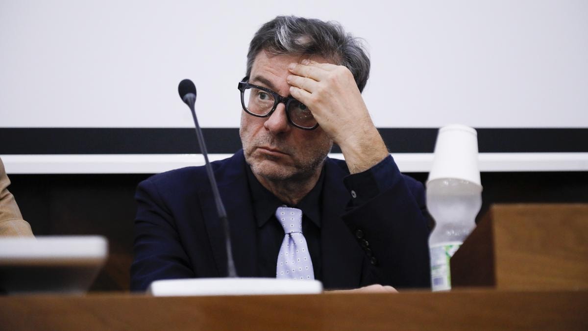 Il ministro Giancarlo Giorgetti