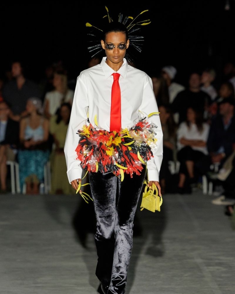 Un look Luar spring-summer 2026 (courtesy Luar)