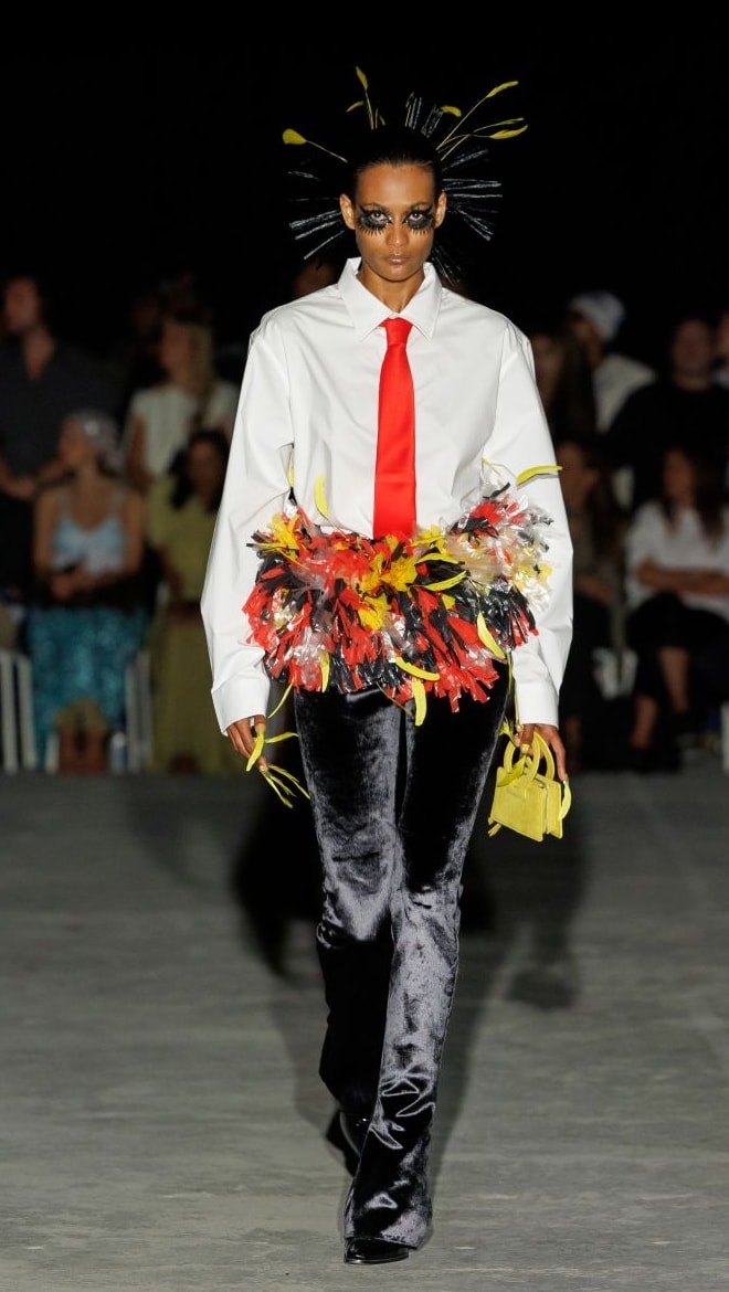 Un look Luar spring-summer 2026 (courtesy Luar)