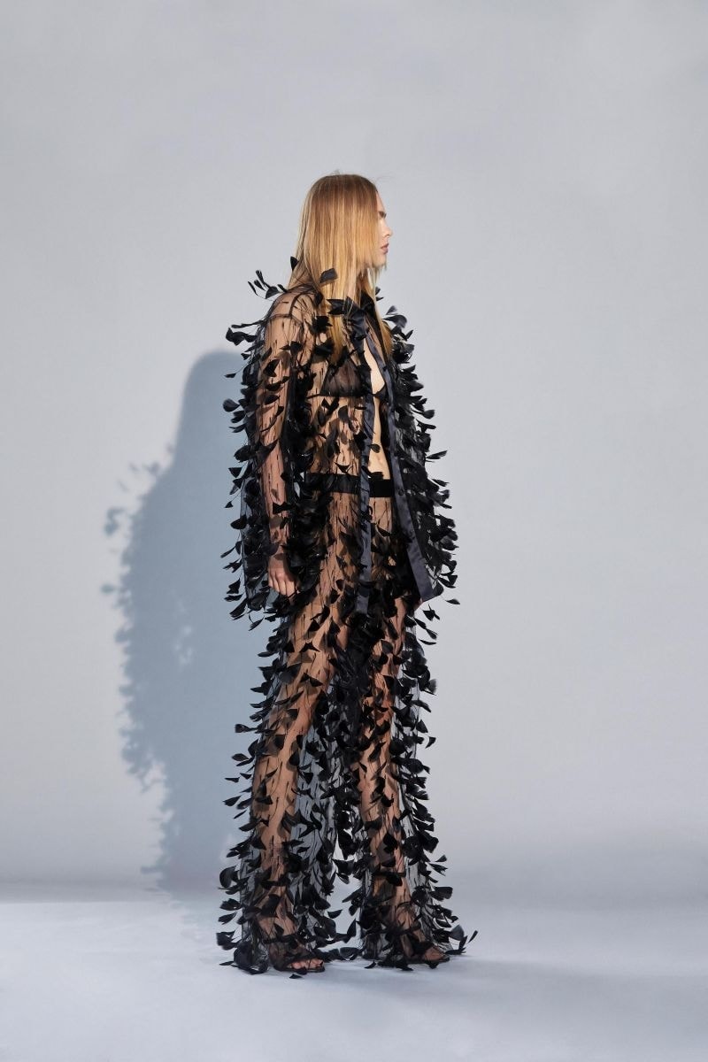 Un look della collezione di Collini Milano firmata da Gianluca Capannolo (courtesy Collini)