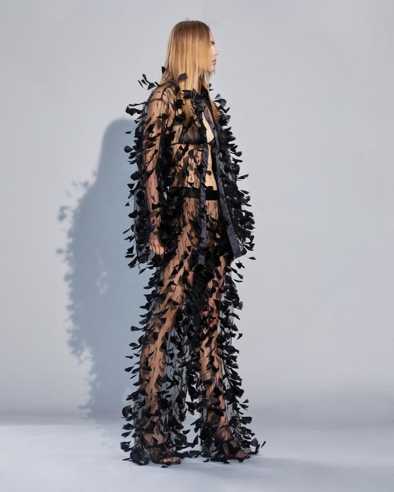 Un look della collezione di Collini Milano firmata da Gianluca Capannolo (courtesy Collini)