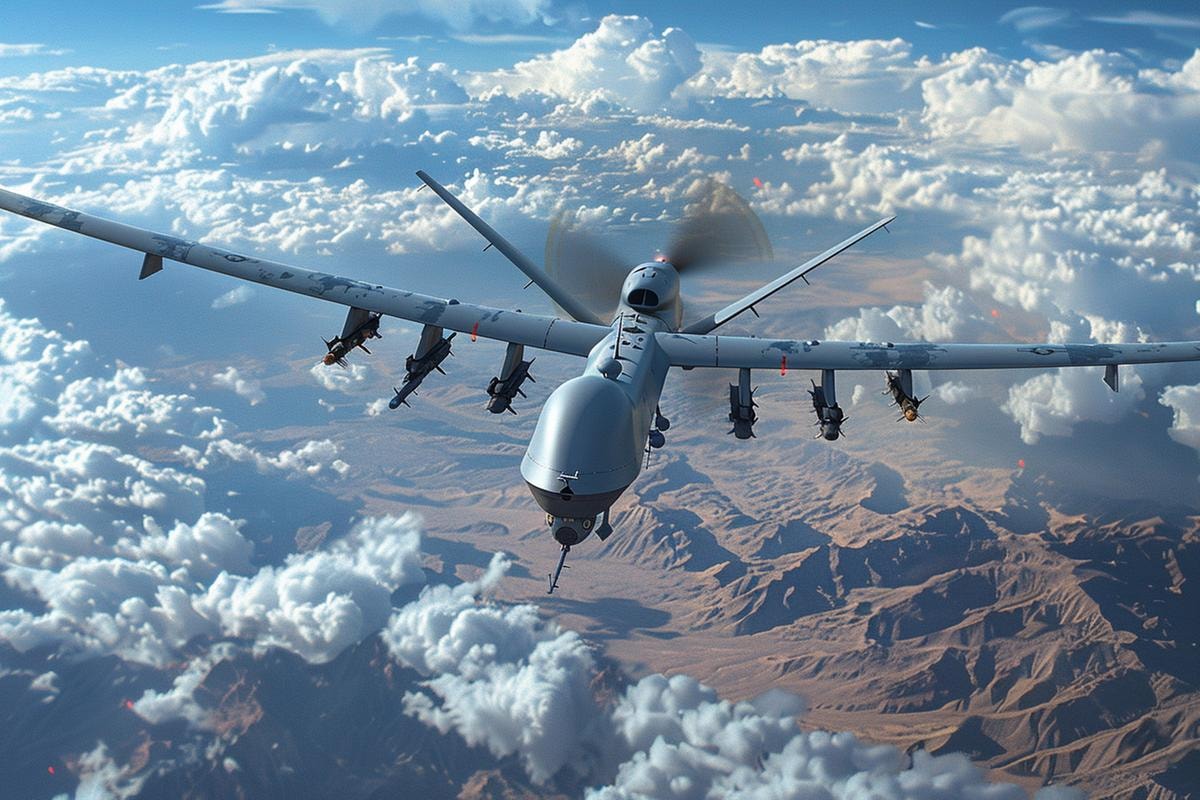 Drone in volo