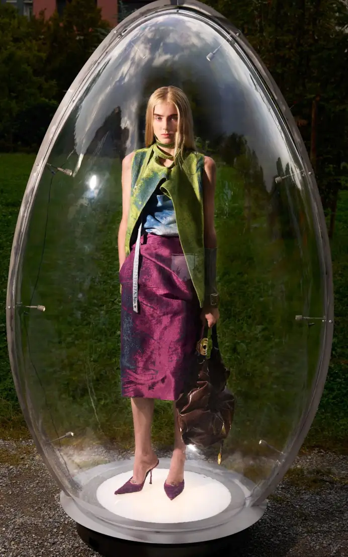 Un look Diesel spring-summer 2026 (courtesy Diesel)