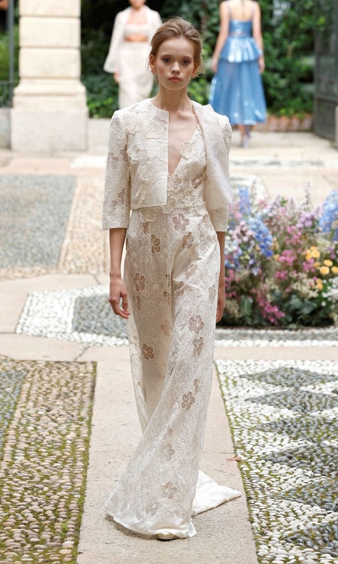 Un look Luisa Beccaria spring-summer 2026 (ph Francesc Ten/MFF)