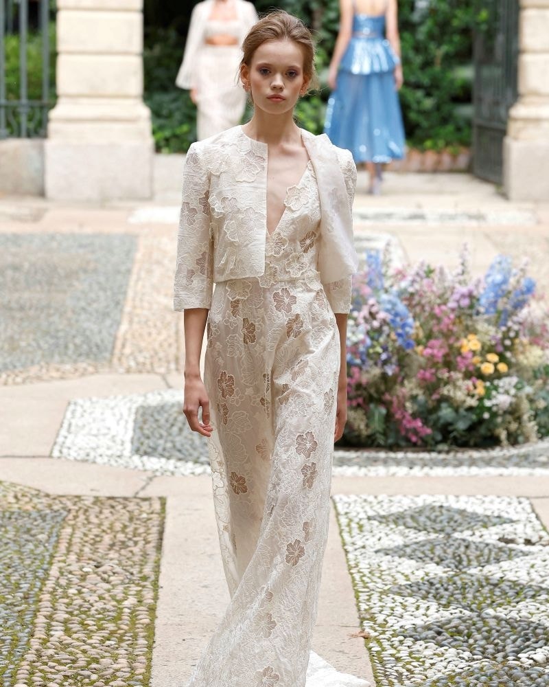 Un look Luisa Beccaria spring-summer 2026 (ph Francesc Ten/MFF)