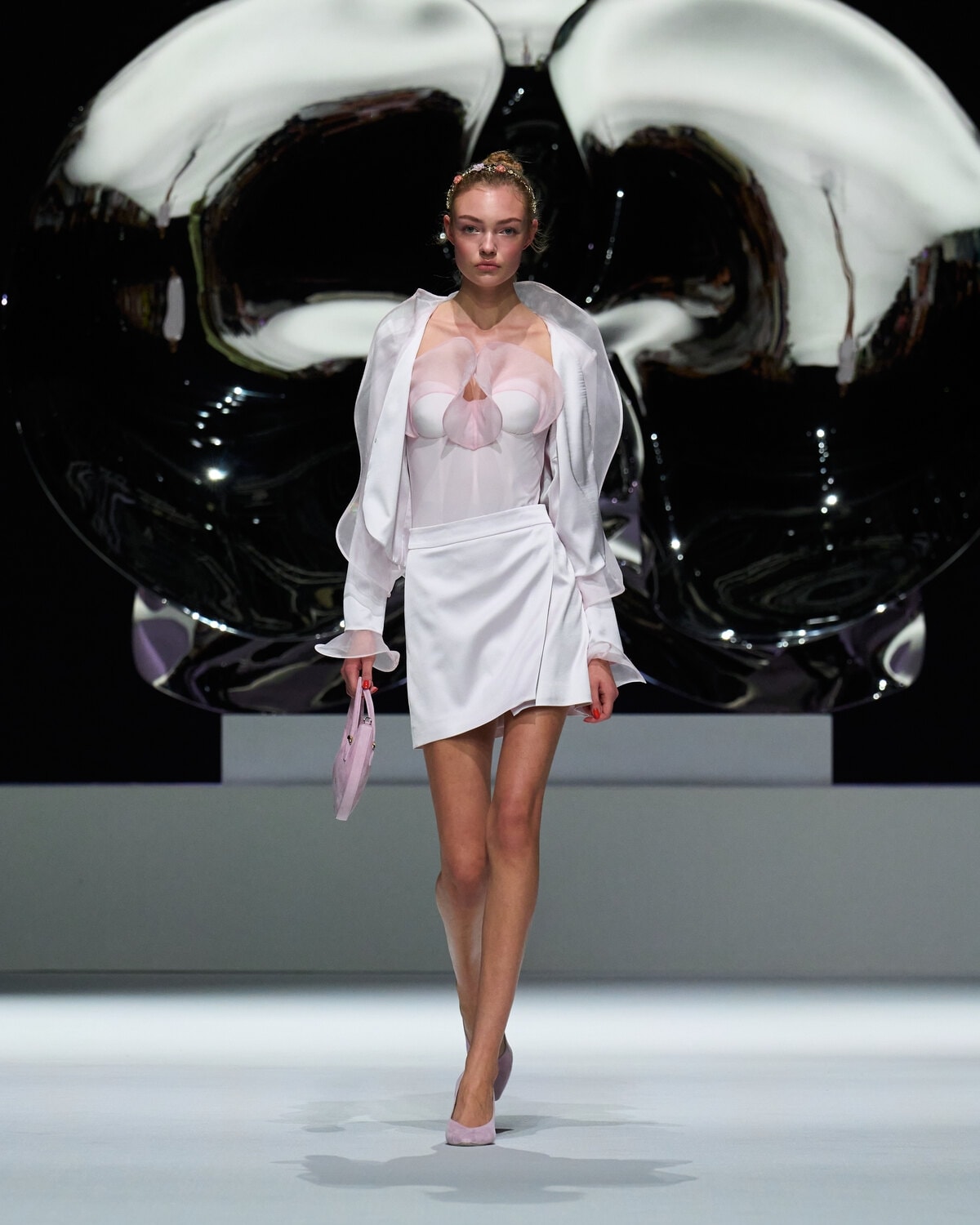 Un look Genny primavera-estate 2026 (courtesy Genny)